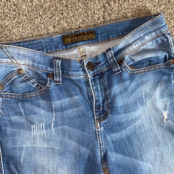 Size 8 Rock & Republic Distressed Banshee Ankle - Picture 2 of 7